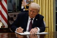President Trump in the White House (Image via Getty)